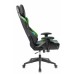 Кресло игровое Zombie VIKING 5 AERO черный/салатовый эко.кожа с подголов. крестовина пластик