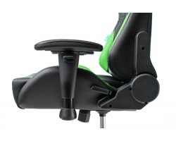 Кресло игровое Zombie VIKING 5 AERO черный/салатовый эко.кожа с подголов. крестовина пластик-foto11