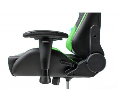 Кресло игровое Zombie VIKING 5 AERO черный/салатовый эко.кожа с подголов. крестовина пластик