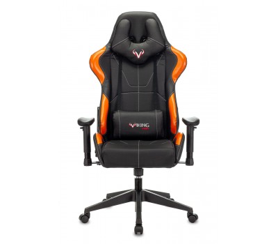 Кресло игровое Zombie VIKING 5 AERO черный/оранжевый эко.кожа с подголов. крестовина пластик