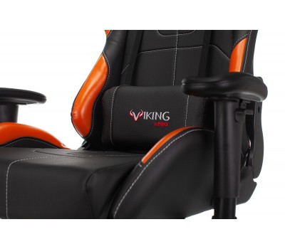 Кресло игровое Zombie VIKING 5 AERO черный/оранжевый эко.кожа с подголов. крестовина пластик