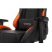 Кресло игровое Zombie VIKING 5 AERO черный/оранжевый эко.кожа с подголов. крестовина пластик