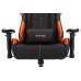 Кресло игровое Zombie VIKING 5 AERO черный/оранжевый эко.кожа с подголов. крестовина пластик