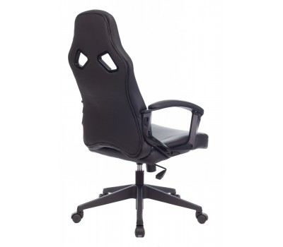 Кресло игровое Zombie DRIVER черный эко.кожа с подголов. крестовина пластик