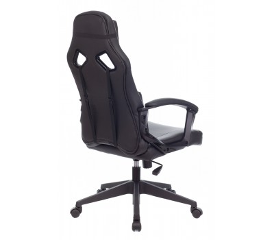 Кресло игровое Zombie DRIVER черный эко.кожа с подголов. крестовина пластик