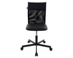 Кресло Бюрократ CH-1399 черный Leather Black эко.кожа/сетка крестовина металл-foto2