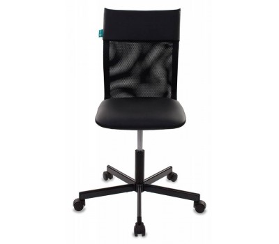 Кресло Бюрократ CH-1399 черный Leather Black эко.кожа/сетка крестовина металл