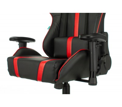 Кресло игровое Zombie A4 черный/красный эко.кожа с подголов. крестовина пластик
