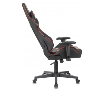 Кресло игровое Zombie A4 черный/красный эко.кожа с подголов. крестовина пластик