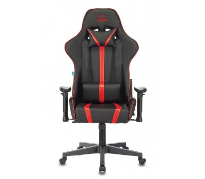 Кресло игровое Zombie A4 черный/красный эко.кожа с подголов. крестовина пластик