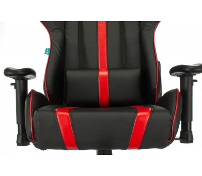Кресло игровое Zombie A4 черный/красный эко.кожа с подголов. крестовина пластик