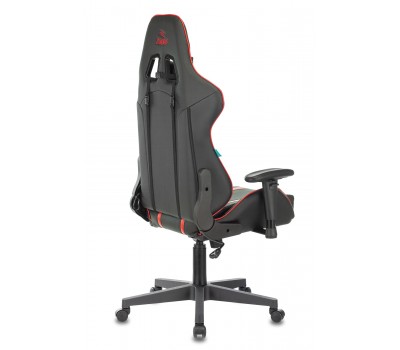 Кресло игровое Zombie A4 черный/красный эко.кожа с подголов. крестовина пластик