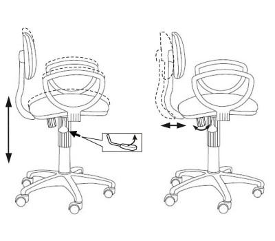Кресло Бюрократ Ch-213AXN черный 10-11 крестовина пластик