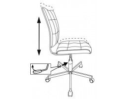 Кресло Бюрократ CH-330M светло-розовый Diamond 357 эко.кожа крестовина металл-foto5