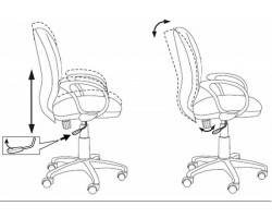 Кресло Бюрократ Ch-687AXSN черный крестовина пластик-foto5