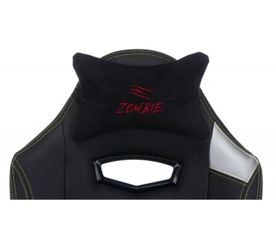 Кресло игровое Zombie HERO JOKER черный/фиолетовый эко.кожа с подголов. крестовина пластик