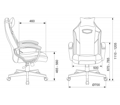 Кресло игровое Zombie HERO JOKER черный/фиолетовый эко.кожа с подголов. крестовина пластик