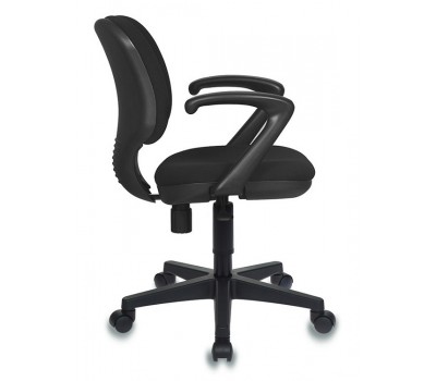 Кресло Бюрократ Ch-540AXSN-Low черный 26-28 низк.спин. крестовина пластик