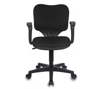 Кресло Бюрократ Ch-540AXSN-Low черный 26-28 низк.спин. крестовина пластик