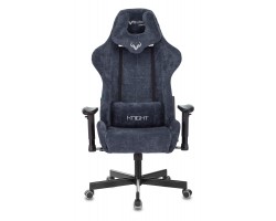 Кресло игровое Zombie VIKING KNIGHT Fabric синий Light-27 с подголов. крестовина металл-foto2