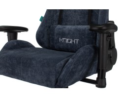 Кресло игровое Zombie VIKING KNIGHT Fabric синий Light-27 с подголов. крестовина металл-foto8