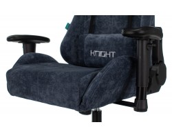 Кресло игровое Zombie VIKING KNIGHT Fabric синий Light-27 с подголов. крестовина металл-foto9