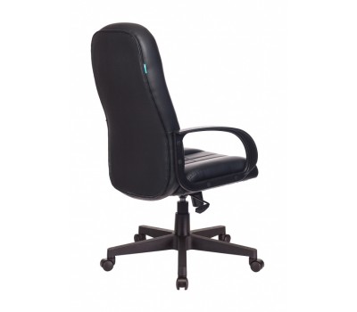 Кресло руководителя Бюрократ T-898AXSN черный Leather Black эко.кожа крестовина пластик