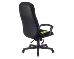 Кресло игровое Zombie 9 черный/салатовый текстиль/эко.кожа крестовина пластик-foto4