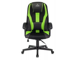 Кресло игровое Zombie 9 черный/салатовый текстиль/эко.кожа крестовина пластик-foto2