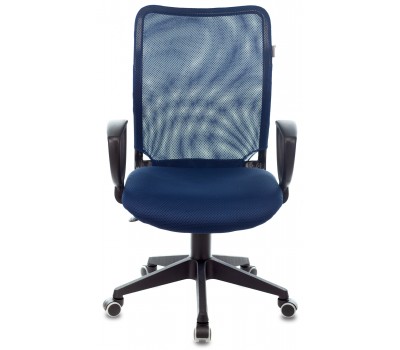Кресло Бюрократ CH-599AXSN темно-синий TW-05N сиденье темно-синий TW-10N крестовина пластик