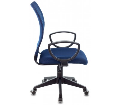 Кресло Бюрократ CH-599AXSN темно-синий TW-05N сиденье темно-синий TW-10N крестовина пластик