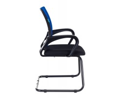 Кресло Бюрократ CH-695N-AV синий TW-05 сиденье черный TW-11 сетка/ткань полозья металл черный-foto3