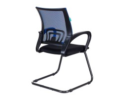 Кресло Бюрократ CH-695N-AV синий TW-05 сиденье черный TW-11 сетка/ткань полозья металл черный-foto4