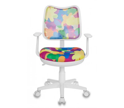 Кресло детское Бюрократ CH-W797 мультиколор Abstract сетка/ткань крестовина пластик пластик белый