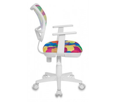 Кресло детское Бюрократ CH-W797 мультиколор Abstract сетка/ткань крестовина пластик пластик белый