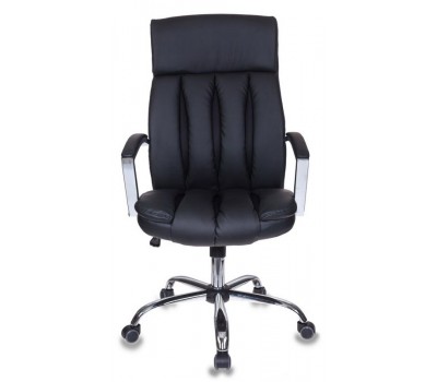 Кресло руководителя Бюрократ T-8000SL черный эко.кожа крестовина металл хром