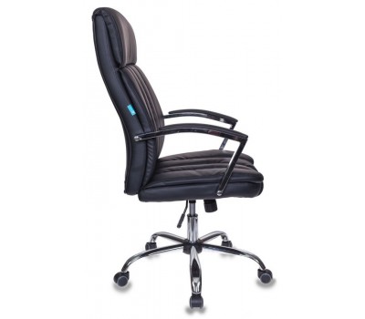 Кресло руководителя Бюрократ T-8000SL черный эко.кожа крестовина металл хром