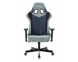 Кресло игровое Zombie VIKING 7 KNIGHT Fabric голубой текстиль/эко.кожа с подголов. крестовина металл-foto13