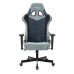 Кресло игровое Zombie VIKING 7 KNIGHT Fabric голубой текстиль/эко.кожа с подголов. крестовина металл