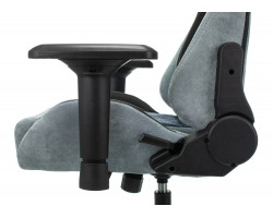 Кресло игровое Zombie VIKING 7 KNIGHT Fabric голубой текстиль/эко.кожа с подголов. крестовина металл-foto11