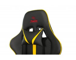 Кресло игровое Zombie A4 черный/желтый эко.кожа с подголов. крестовина пластик-foto8