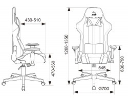 Кресло игровое Zombie A4 черный/желтый эко.кожа с подголов. крестовина пластик-foto11