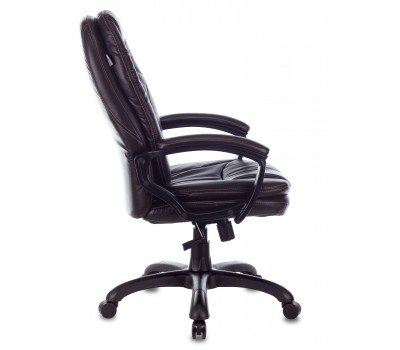Кресло руководителя Бюрократ CH-868N темно-коричневый NE-15 эко.кожа крестовина пластик