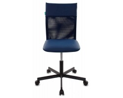 Кресло Бюрократ CH-1399 синий Or-15 эко.кожа/сетка крестовина металл-foto2