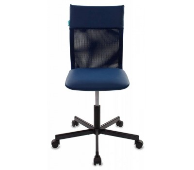 Кресло Бюрократ CH-1399 синий Or-15 эко.кожа/сетка крестовина металл