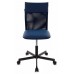 Кресло Бюрократ CH-1399 синий Or-15 эко.кожа/сетка крестовина металл