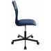 Кресло Бюрократ CH-1399 синий Or-15 эко.кожа/сетка крестовина металл