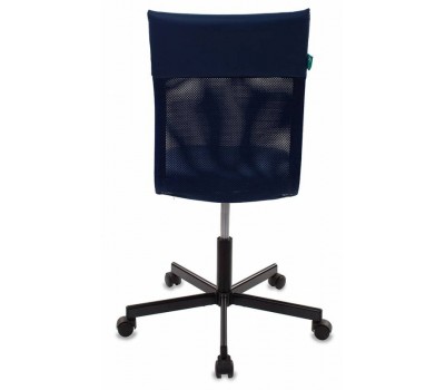 Кресло Бюрократ CH-1399 синий Or-15 эко.кожа/сетка крестовина металл