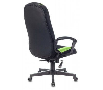 Кресло игровое Zombie VIKING-9 черный/салатовый текстиль/эко.кожа крестовина пластик Кресло игровое Zombie VIKING-9 черный/салатовый текстиль/эко.кожа крестовина пластик