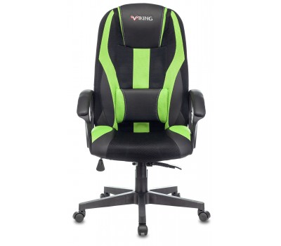 Кресло игровое Zombie VIKING-9 черный/салатовый текстиль/эко.кожа крестовина пластик Кресло игровое Zombie VIKING-9 черный/салатовый текстиль/эко.кожа крестовина пластик